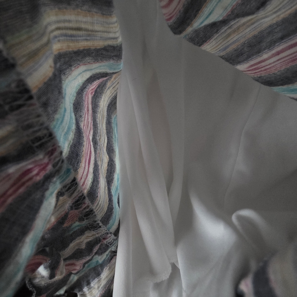NWOT Peppermint Stripped Jumper/Linen Feel - Picture 5 of 5